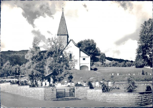 St.Margrethen Altes Kirchlein, erbaut anno Vorderseite