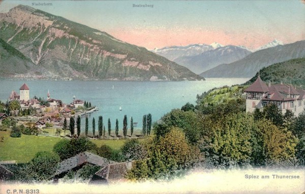 Spiez am Thunersee Vorderseite