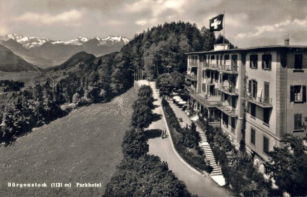 Bürgenstock. Parkhotel. 1947 Vorderseite