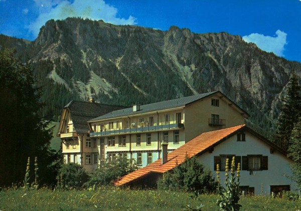 Kurhaus Grimmialp, Schwenden im Diemtigtal Vorderseite
