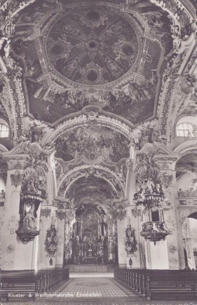 Kloster & Wallfahrtskirche Einsiedeln Vorderseite