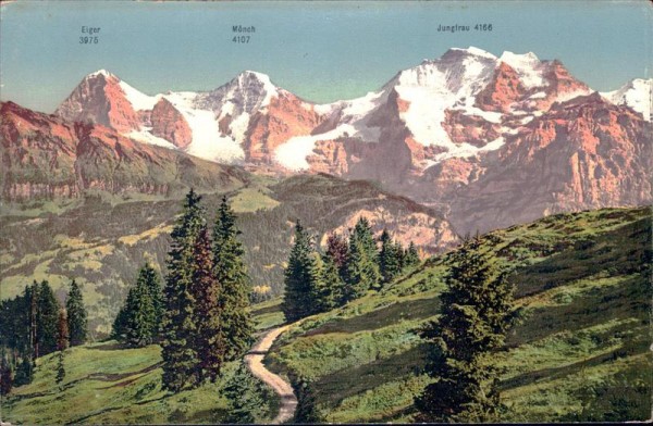 Eiger, Mönch und Jungfrau Vorderseite