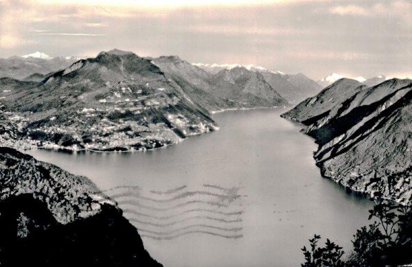 Lago di Lugano,  Monte Brè e sfondo di Porlezza Vorderseite