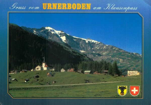 Gruss vom Urnerboden am Klausenpass Vorderseite