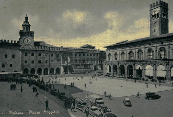 Bologna, Piazza, Maggiore Vorderseite