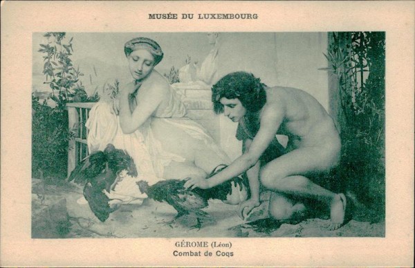Musée du Luxembourg/Gérome - Comat de Coqs Vorderseite