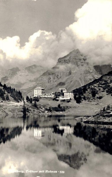 Engelberg, Trübsee gegen Hahnen Vorderseite