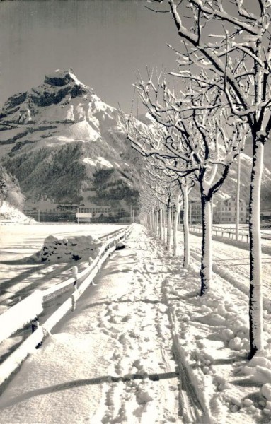 Landschaft bei Engelburg, Hahnen Vorderseite