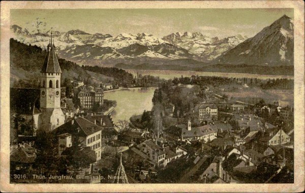 Jungfrau, Blümlisalp Vorderseite
