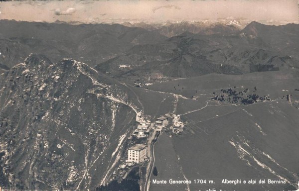 Monte Generoso. Alberghi e alpi del Bernina Vorderseite