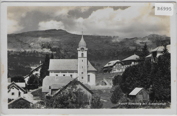 Sörenberg - Dorfpartie mit Kirche
