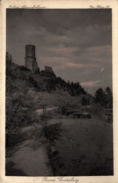 Ruine Godesburg. 1923
