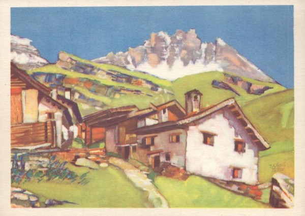 Jak. Göldi, Alp Arnotz im Fallertal Vorderseite