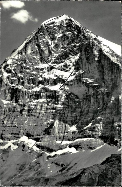 Eiger mit Eigernordwand Vorderseite