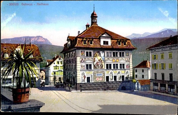 Schwyz, Rathaus Vorderseite