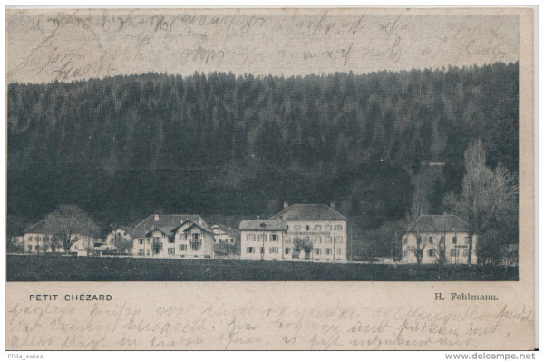 Petit Chezard / H. Fehlmann / gelaufen 1906