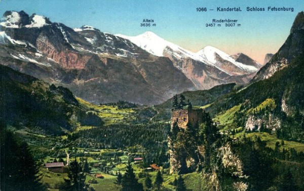 Kandertal, Schloss Fetsenburg+ Vorderseite