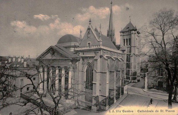 Cathédrale Saint-Pierre de Genève Vorderseite