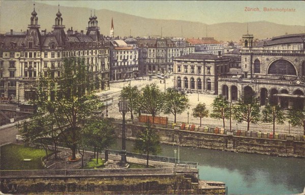 Bahnhofplatz (Zürich) Vorderseite