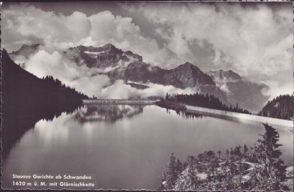 Stausee Garichte ob Schwanden