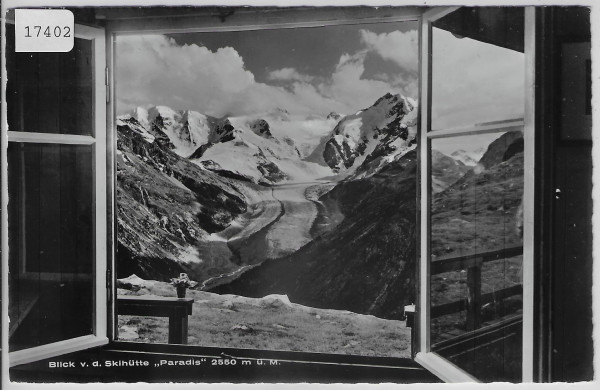 Blick v. d. Skihütte "Paradis"