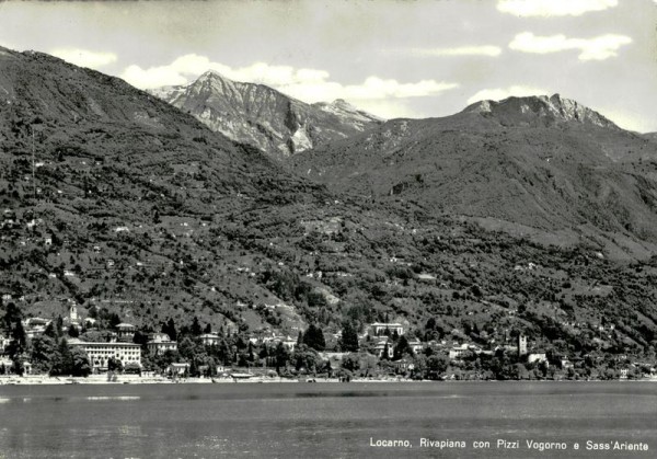 Locarno, Rivapiana con Pizzi vogorno e Sass'Ariente Vorderseite