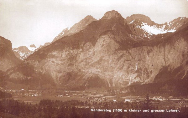Kandersteg (1169m) kleiner und grosser Lohner