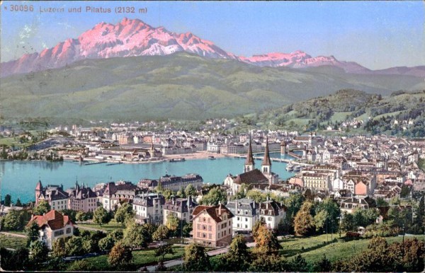 Luzern und Pilatus Vorderseite