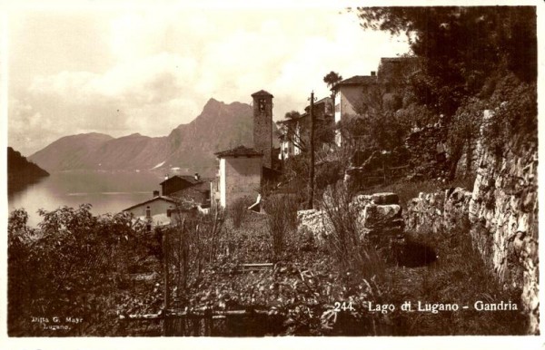 Gandria, Lago di Lugano Vorderseite
