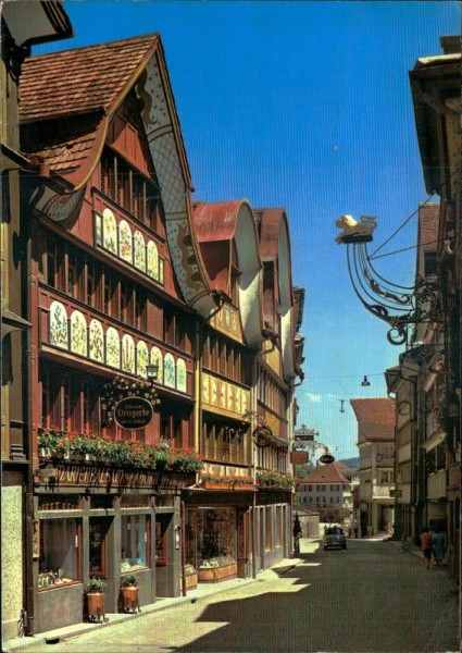 Hauptgasse in Appenzell Vorderseite