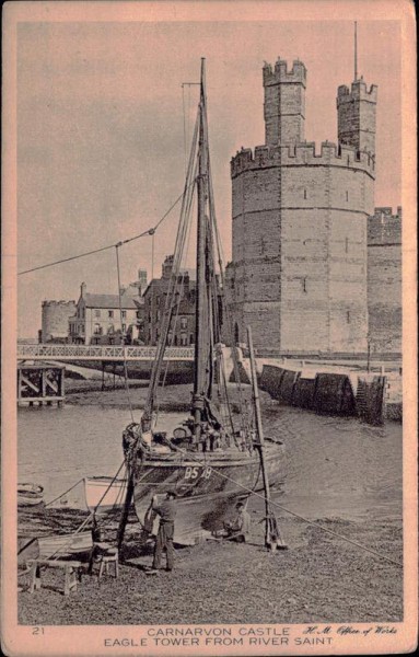 Caernarfon Castle Vorderseite