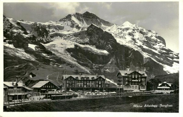 Kleine Scheidegg, Jungfrau Vorderseite