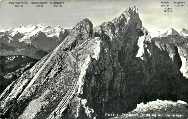 Pilatus, Tomlishorn und Berneralpen Vorderseite