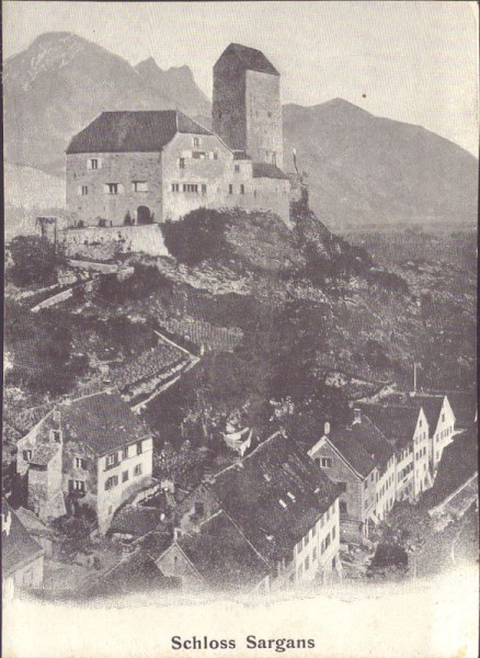 Schloss Sargans. "Grafen- oder Herrenstube 1510"