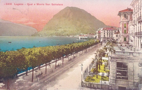 Lugano - Quai e Monte San Salvatore