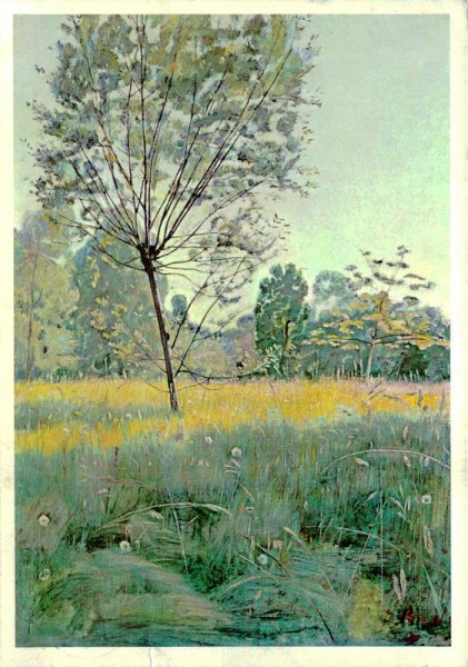 Ferdinand Hodler,Die goldene Aue Vorderseite