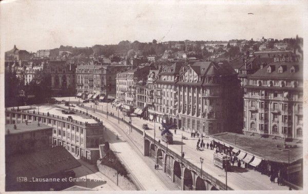 Lausanne et Grand Pont