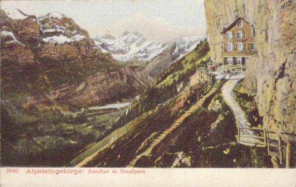 Alpsteingebirge - Aescher mit Seealpsee