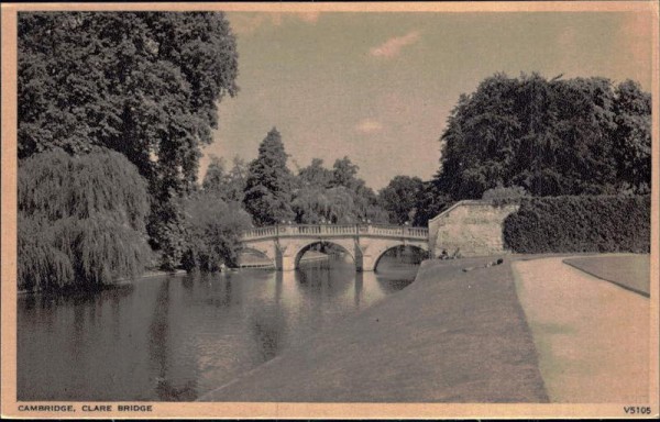 Cambridge - Clare Bridge Vorderseite