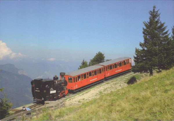 Schaferbergbahn kurz vor der Station Schafbergalpe Vorderseite