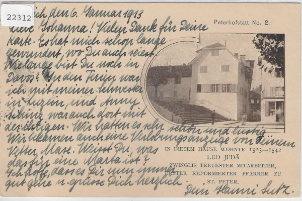 Zürich - Peterhofstatt No. 2