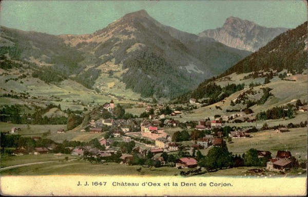 Château-d’Œx Vorderseite