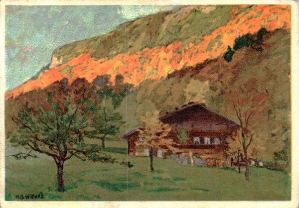 H.B Wieland,  Das Haus am Wald Vorderseite