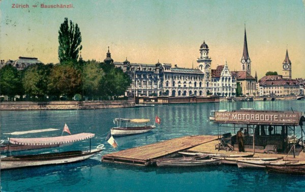 Zürich, Bauschänzli Vorderseite