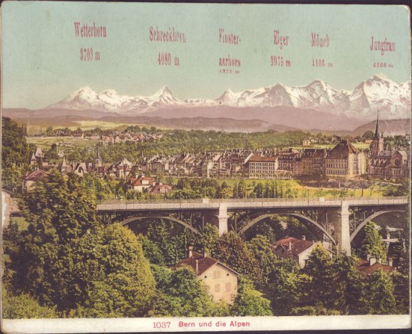 Bern und die Alpen