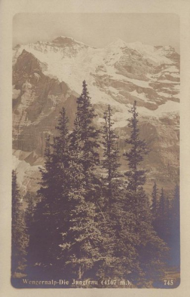 Wengernalp - Die Jungfrau Vorderseite