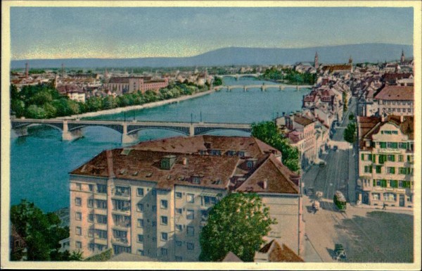 Basel/Drei Rheinbrücken Vorderseite