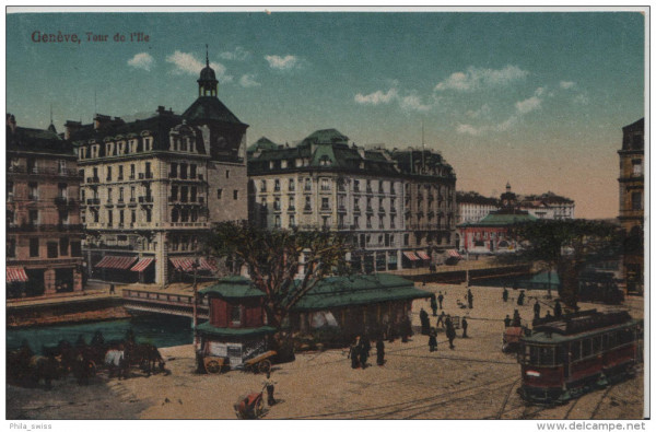 Geneve Genf - Tour de l'Ile mit Tram Tramway