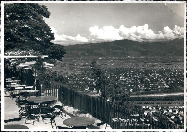 Meldegg, Walzenhausen mit Blick ins Voralberg Vorderseite