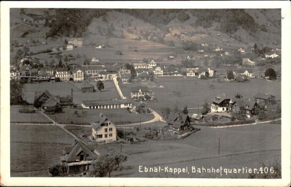 Ebnat-Kappel, Bahnhofquartier Vorderseite